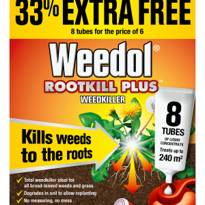 Weedol Rootkill Plus Tubes x6 +2