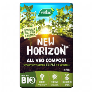 New Horizon all Vegetable Compost. Naturally peat free & organic, A perfect blend Biofibre, W