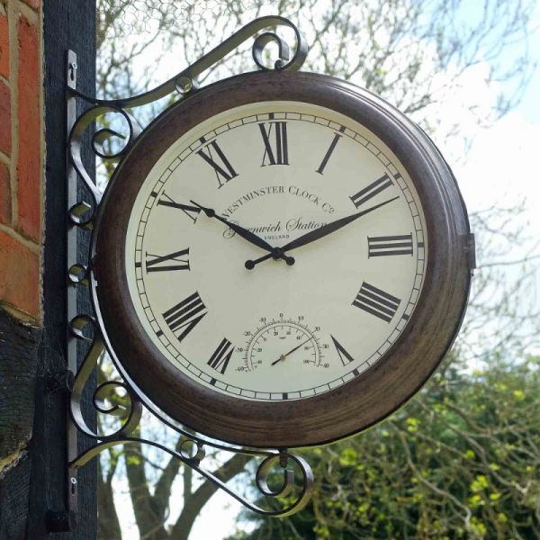 Greenwich Clock & Thermometer