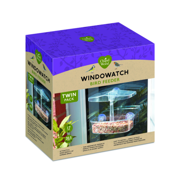 WindoWatch Bird Feeder TWIN PACK