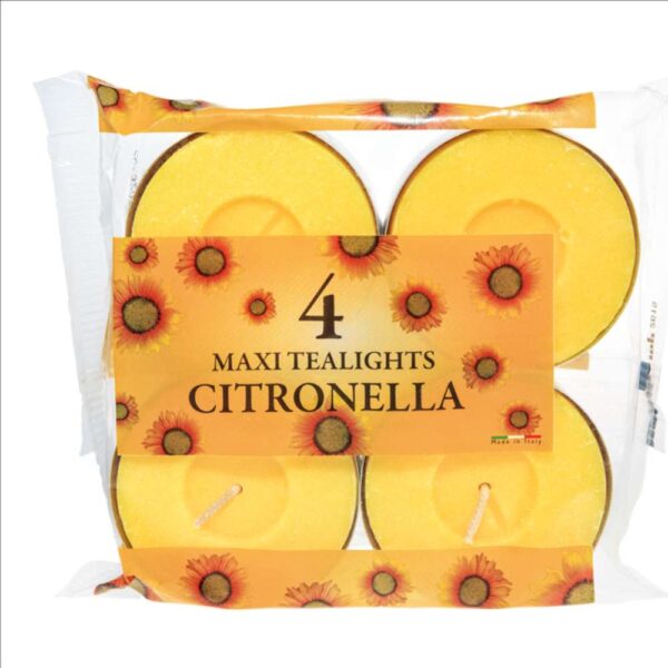 Citronella Maxi Tealights x4
