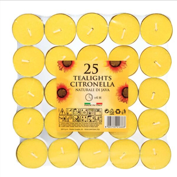 Citronella Tealight x25