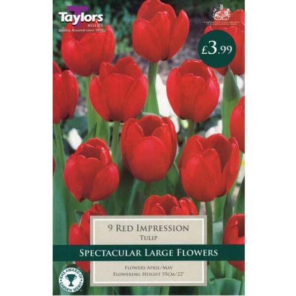 9 Tulip Red Impression