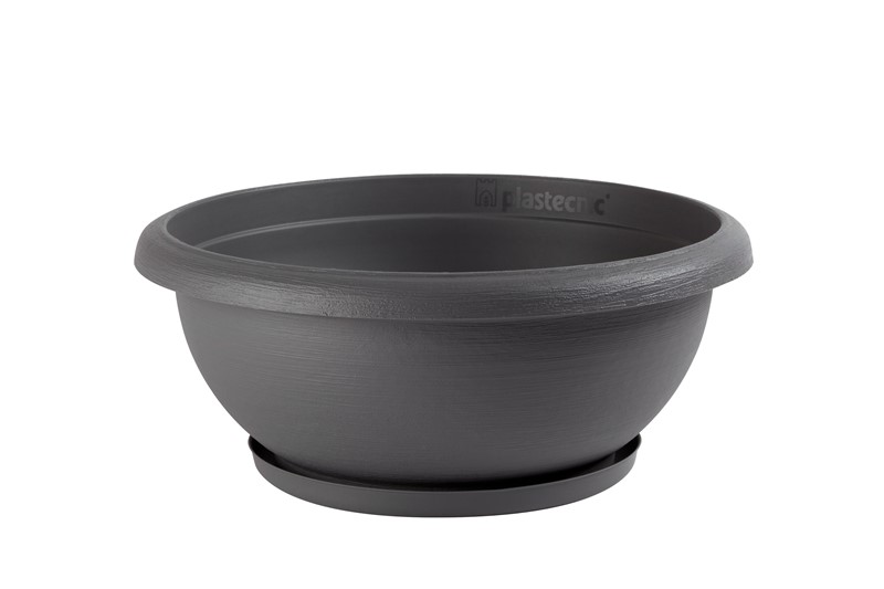Bowl with Saucer Urban Grey 25cm