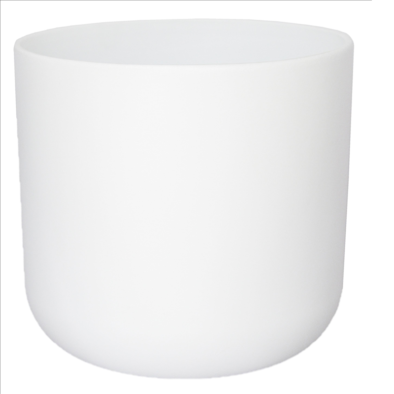 Lisbon Planter White 18.5cm