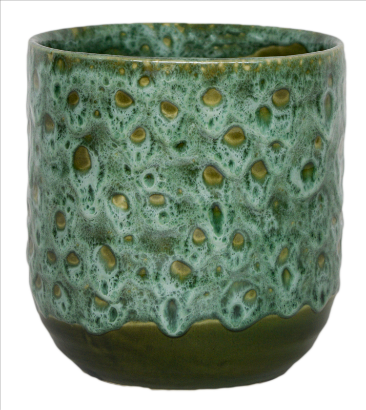 Emerald Glaze Planter 16cm