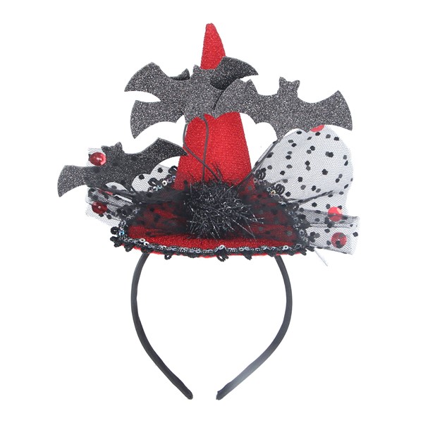 Hairband - Red Witch Hat