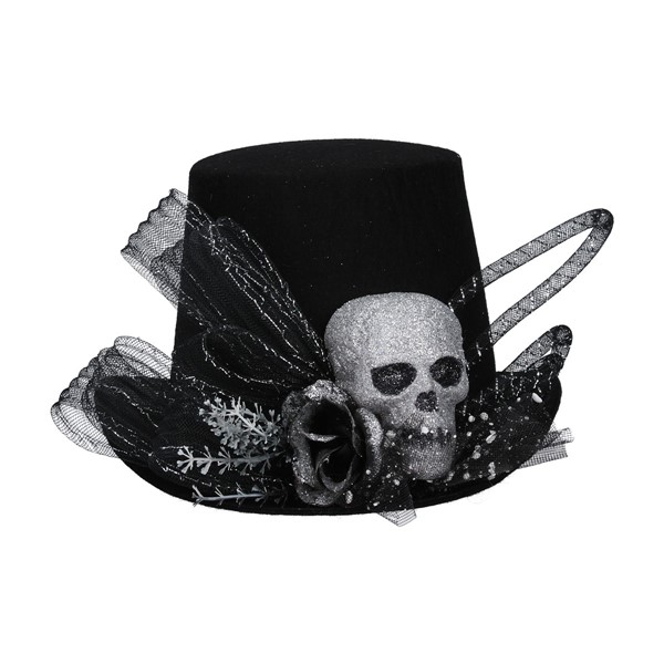 Top Hat Bow/Skeleton Head