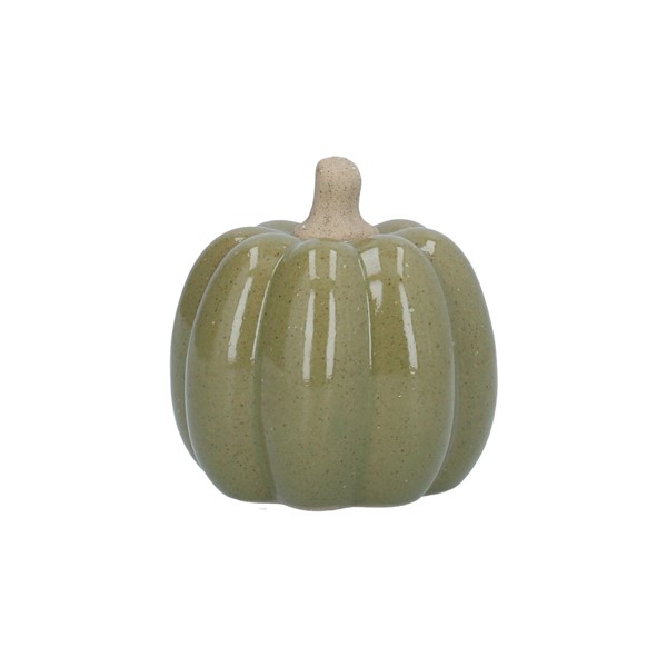 Earthenware Pumpkin - Green - Small