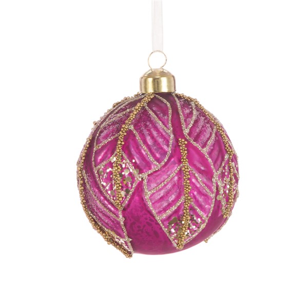 Glass Danica Bauble 8cm