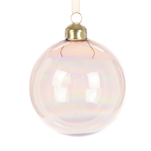 Glass Pearl Bauble 8cm