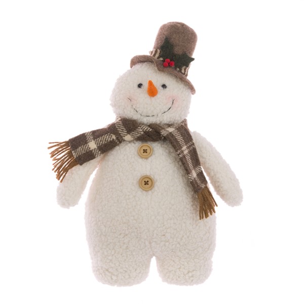 Snowman In Hat 38cm