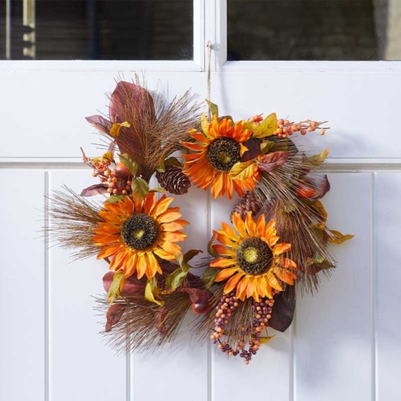 Golden Sunflower Whirl 45cm