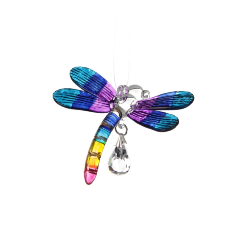 Fantasy Glass Dragonfly Tropical