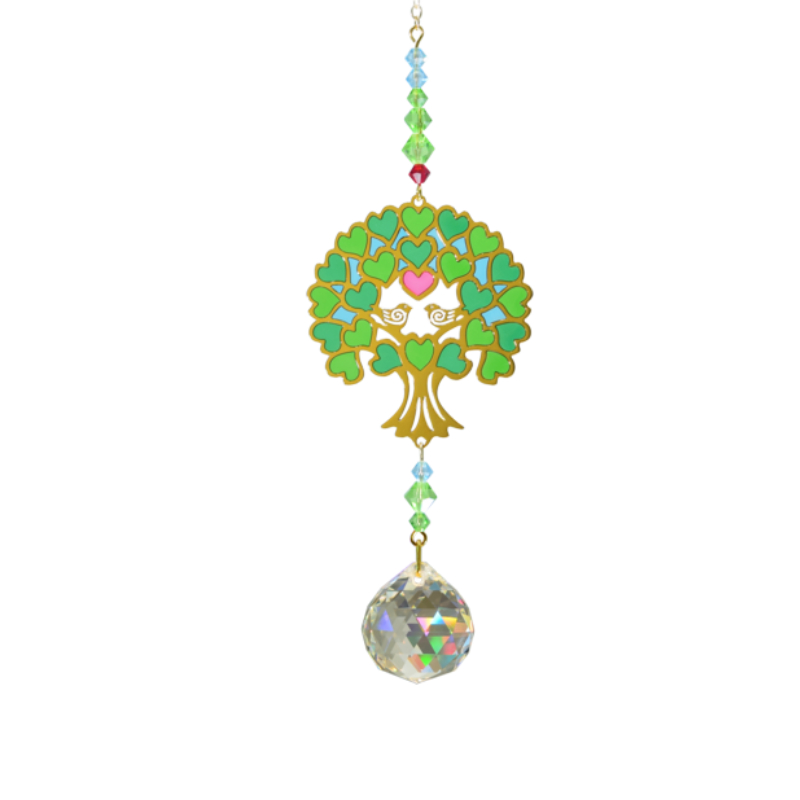 Crystal Dreams Tree of Life Green