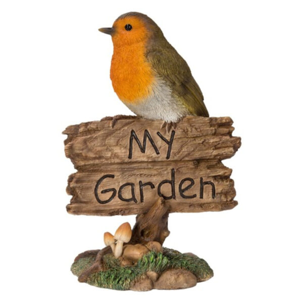 My Garden Sign Robin