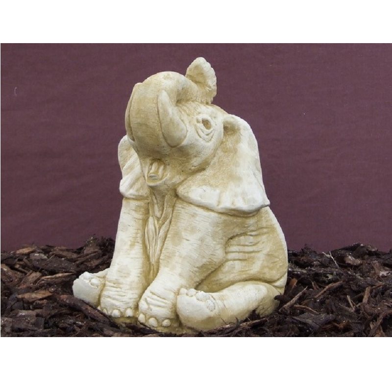 Elephant Up Garden Ornament