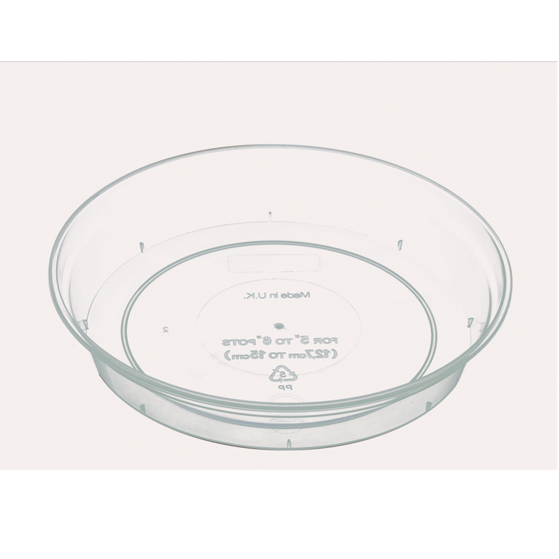 Clear Saucer for 11-18.5cm Clear Pots