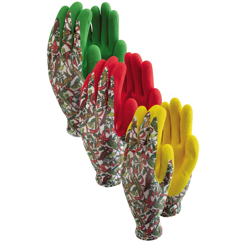 Ladies Chilli Garden Gloves 3 pack