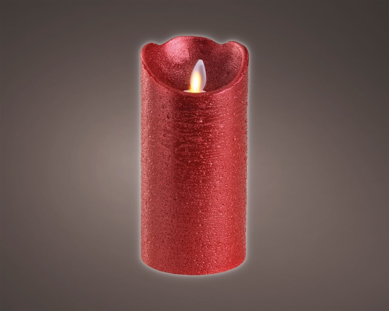 Red Pillar Candle 15cm