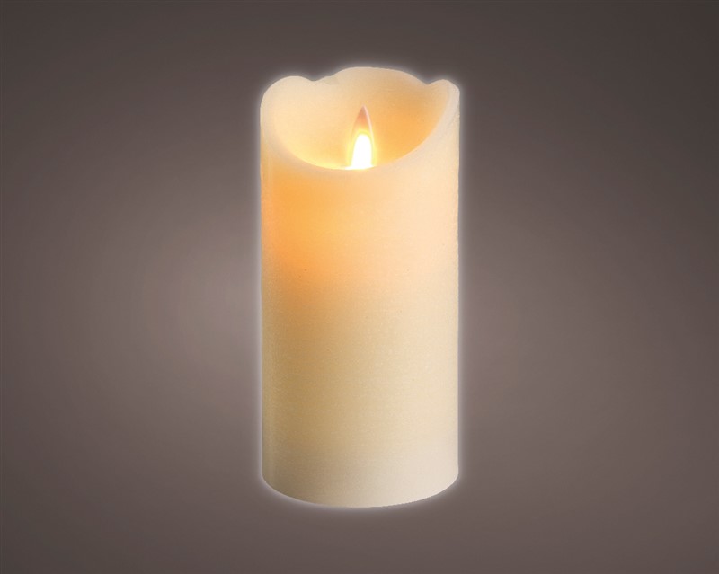 Cream Pillar Candle 15cm