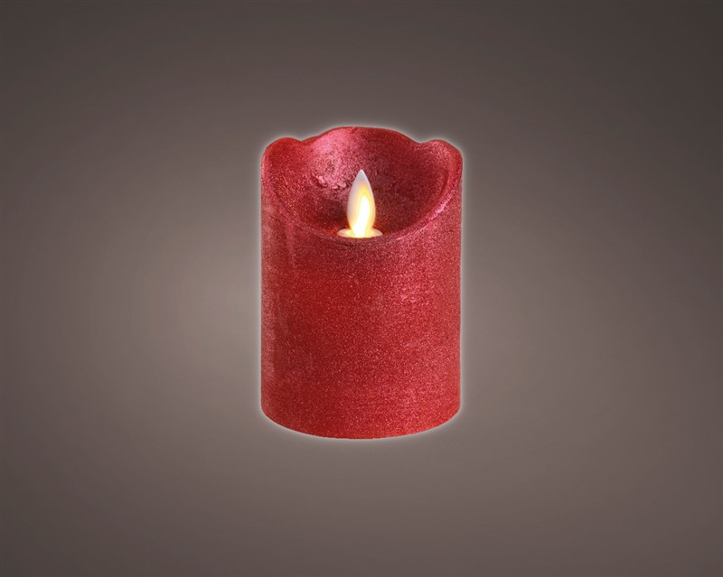 Red Pillar Candle 10cm