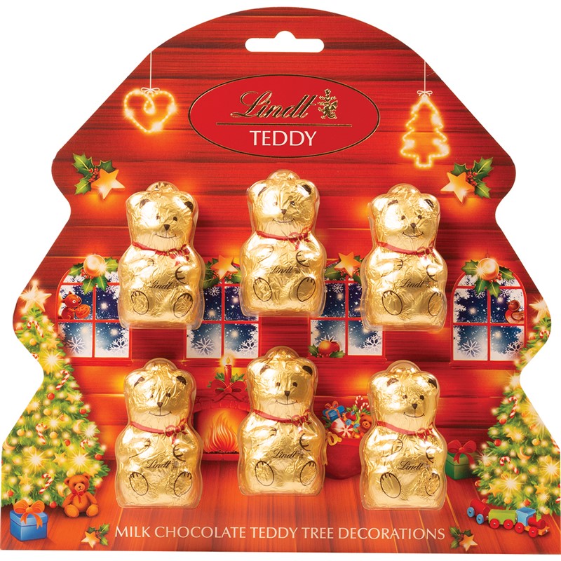 Lindt Milk Chocolate Bear Tree Decorations 60g