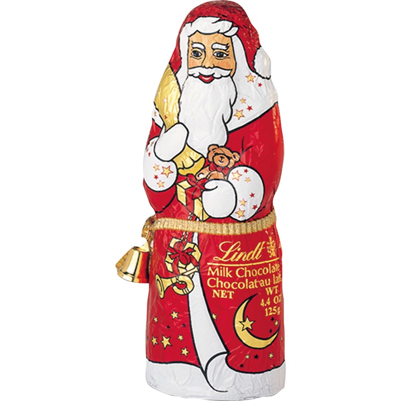 Lindt Milk Chocolate Santa 125g