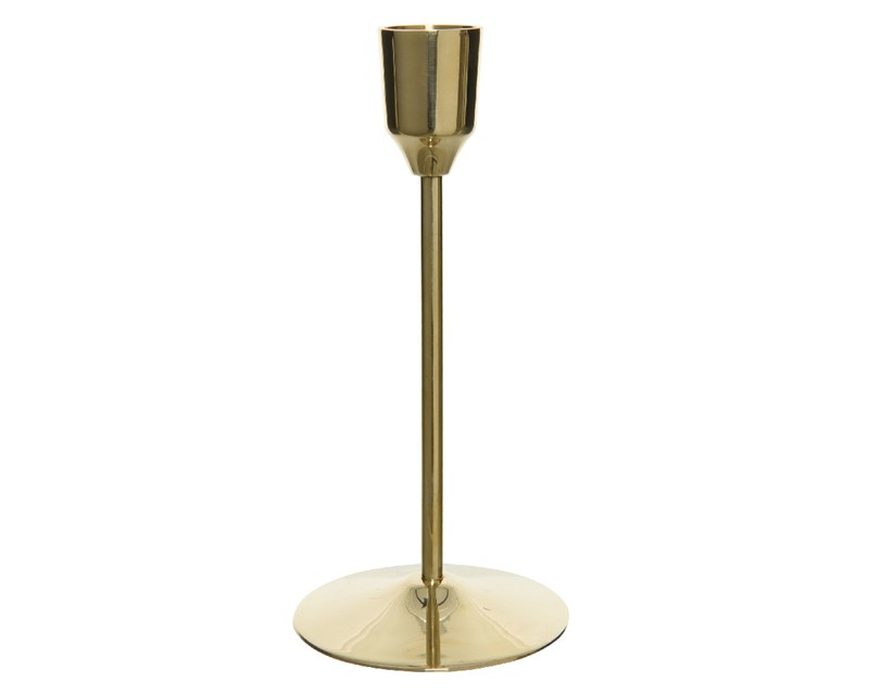 Candleholder Brass 20.5cm