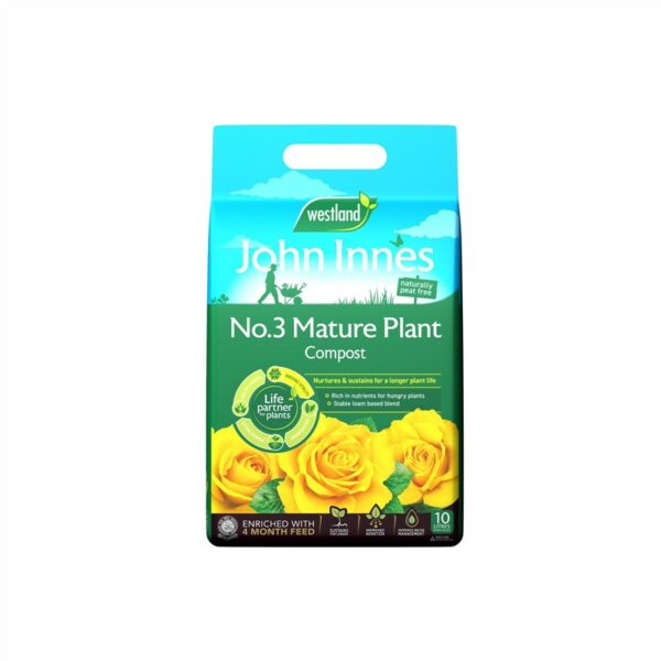 John Innes No 3 Mature Plant Peat Free  10L