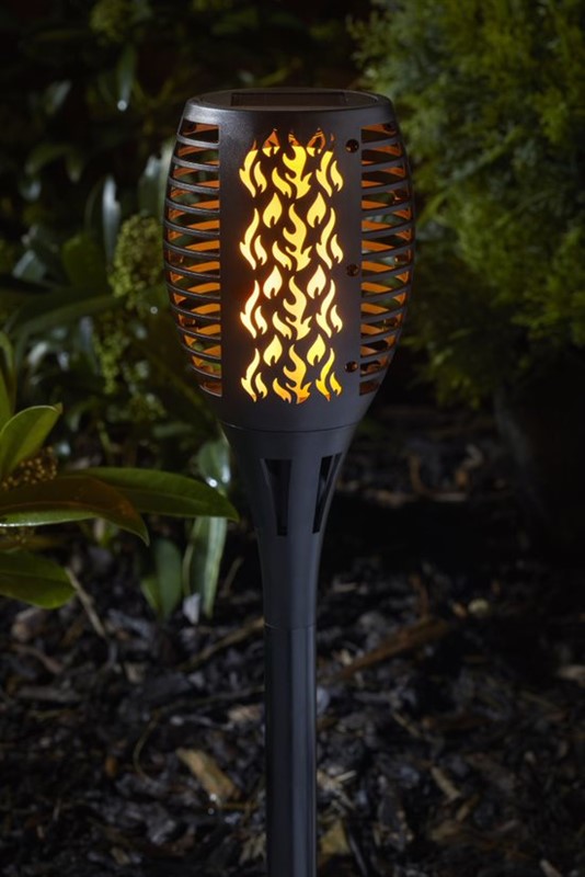 Compact Flaming Torch - Black 4pc Carry Pack
