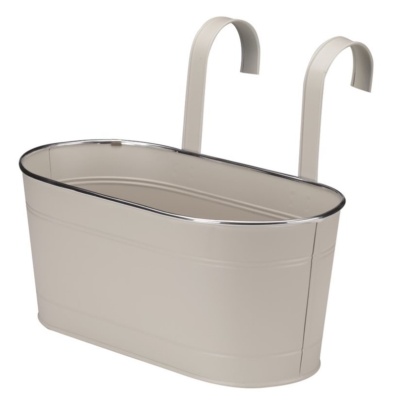 12” Balcony Planter - Ivory