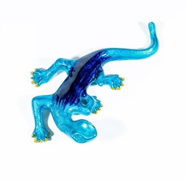 Brushed Aqua Gecko Large