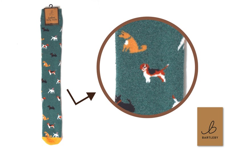 Funky Welly Socks - Doggy Divas