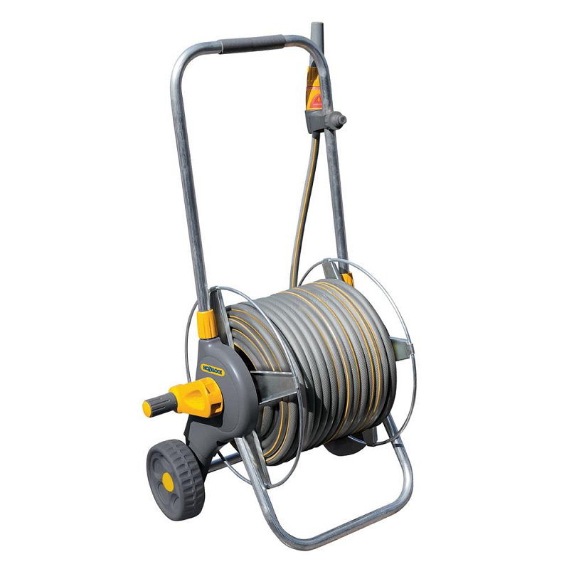 Premium Metal Hose Cart Hose & Gun