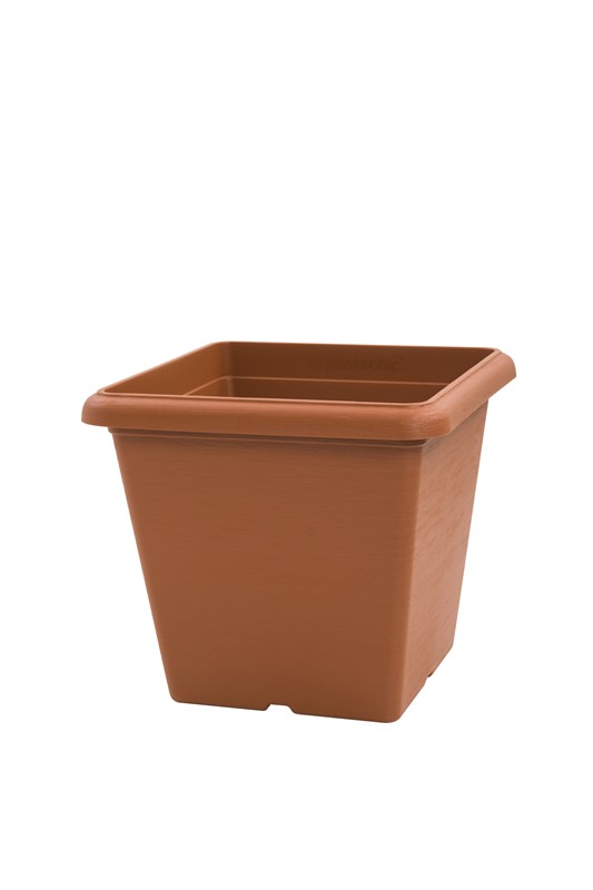 Cube Pot Terracotta 35cm