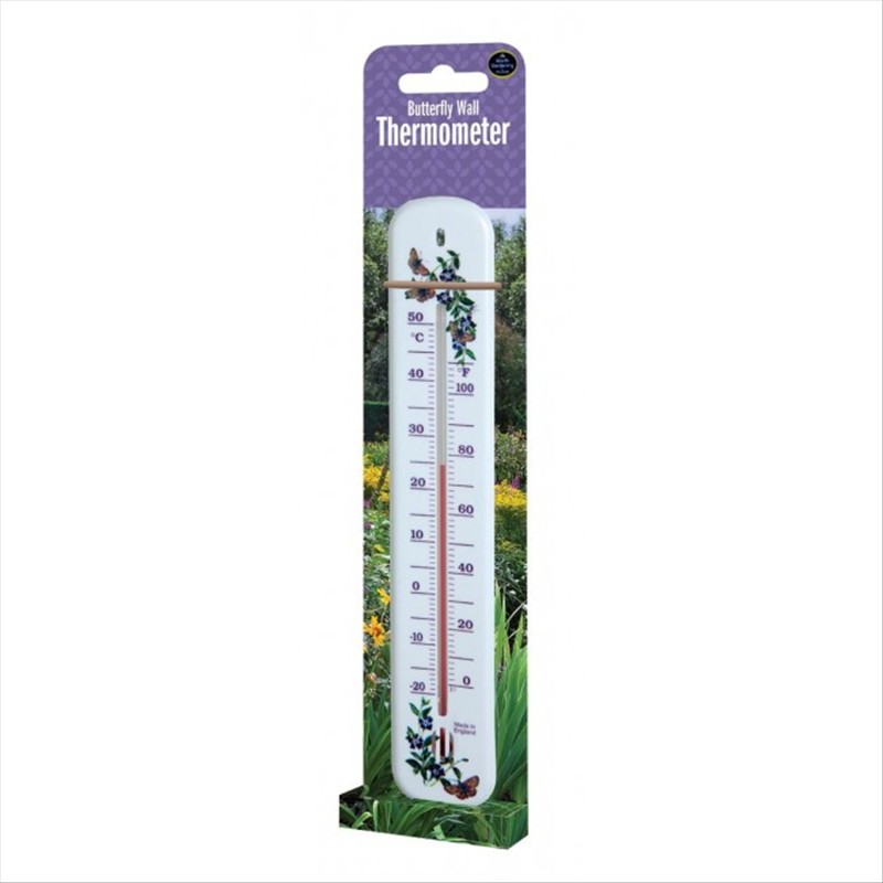 Wall Thermometer Butterfly Design
