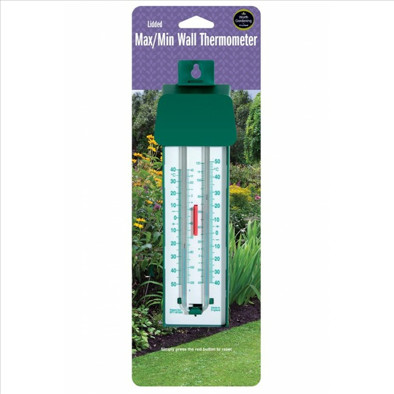 Lidded Max/Min Wall Thermometer