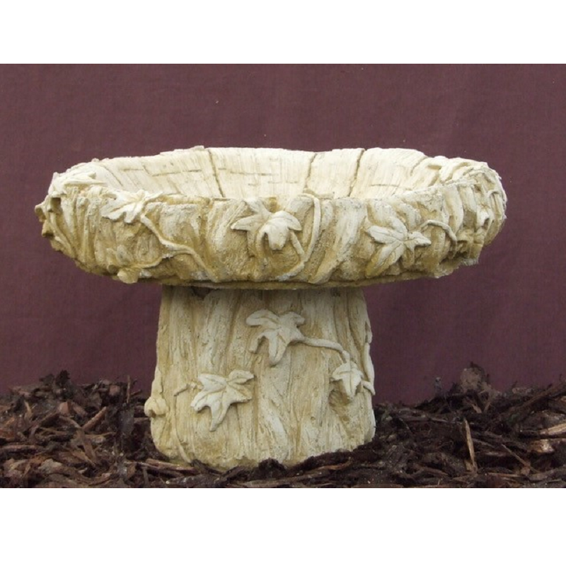Small Ivy BirdBath Garden Ornament