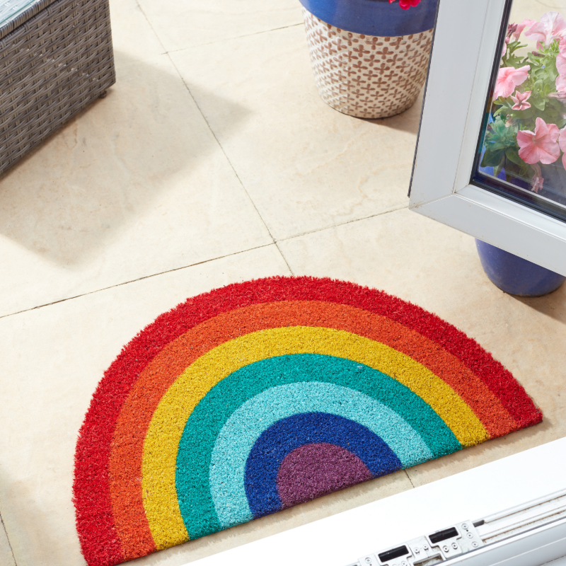 Rainbow Crescent Mat
