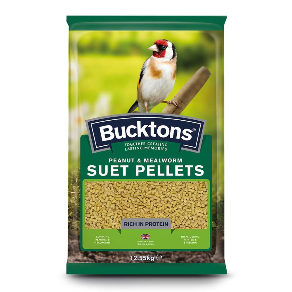 Peanut & Mealworm Suet Pellets