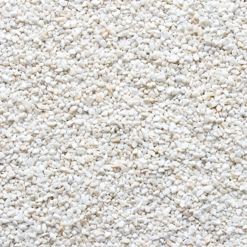 White Marble Chippings Bulk Bag