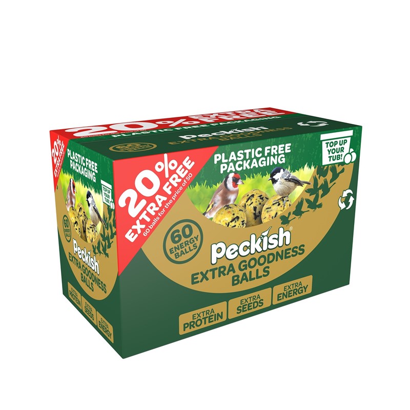 Extra Goodness Energy Balls 50 Tub + 20% Extra Free