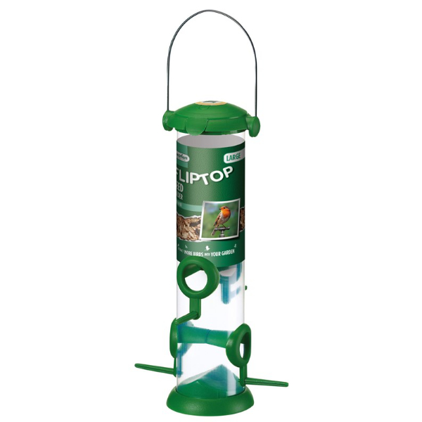 Flip Top Seed Feeder Large