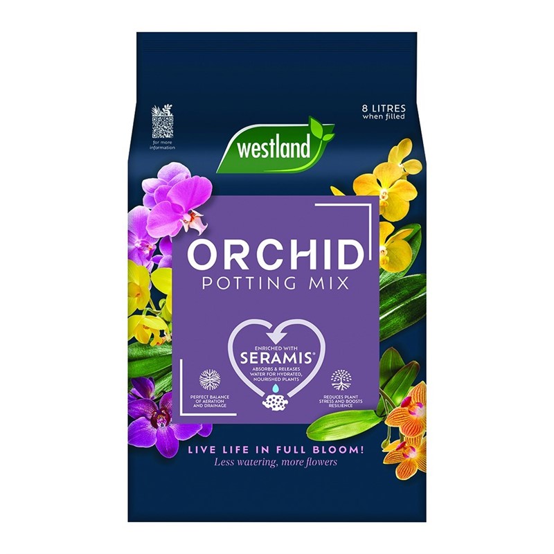 Westland Orchid Potting Mix (Enriched with Seramis) 8L