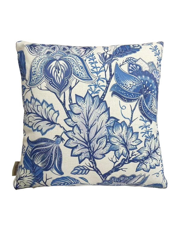 Indigo Foliage Scatter Cushion
