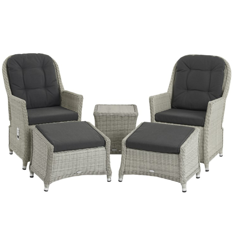 Monterey Recliner Set - Dove Grey