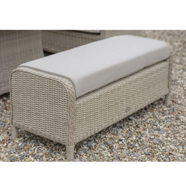 Chedworth Reclining Square Sofa Fire Pit Set - Sandstone