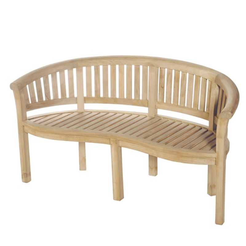 Broadway Banana Teak  Bench