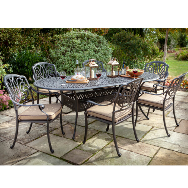Amalfi 6 Seat Oval Set